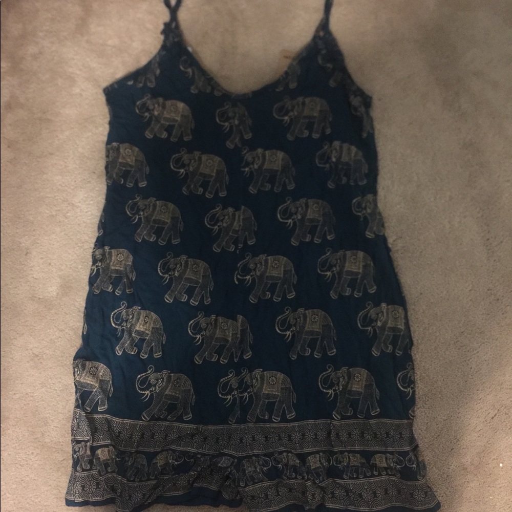 blue earthbound romper